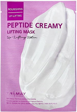 Trimay~Тканевая кремовая маска с пептидами~Peptide Creamy Lifting Mask